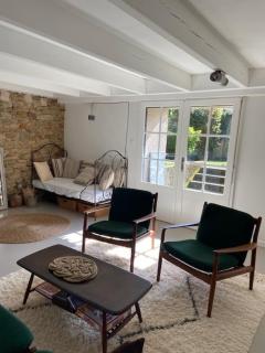 Maison de charme, jardin clos sud, terrasse, 2 minutes plages, au cœur du village de Piriac, 4 chambres 2 SDB. - Piriac-sur-Mer - 6