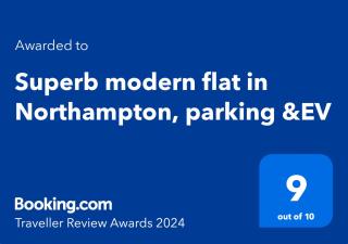 Superb modern flat in Northampton, parking &EV - Northampton - 9