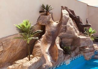 Villa 4P piscine avec toboggan et cascade - Bessan - 5