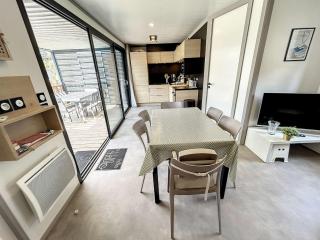 Chalet de standing, 7 couchages, piscine chauffée, proche plage et commerces, WIFI inclus - FR-1-361-463 - Jullouville-les-Pins - 8