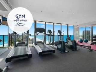 The Oceana - Beachfront 19F Ocean View Studio in Resort with Parking, Pool, Neflix - Gold Coast - 6
