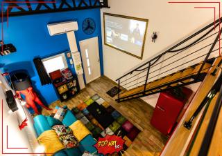 LOFT "POP ART 50's" Idéal PRO - Écran cinéma rétroprojecteur - WIFI Fibre - Borne arcade de jeu - Centre Ville - Saint-Étienne - 9