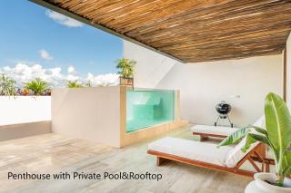 Extraordinary apartments to choose from Penthouse with private pool or a 2BR apartment in fully equipped hotel in Tulum - Tulum - 9