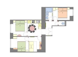 4BDR Old Town flat by Church of St Anne - Praga - 9