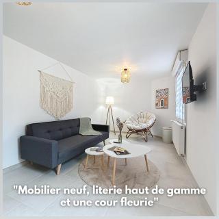 Le Jardin des Plantes Rouen Studios et F2 au calmes, Terrasse, stationnement gratuit - Rouen - 8