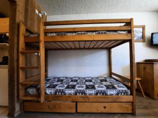 Résidence Aravis - Studio pour 3 personnes avec blacon exposé Sud MAE-5944 - Les Menuires - 5