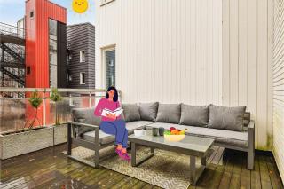 Dinbnb Apartments I 78sqm for the family I Balcony & near the sea - Bergen - 3