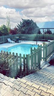Maison paisible à Veyras avec piscine privée et vue montagne - Veyras - 4