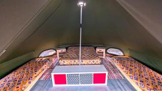 Unique Rental Tents on camp site with private Kitchenettes & Comfy beds NO BEDDING SUPPLIED or Luxury Glamping in Puffball Bell Tent - 2