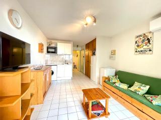 Appartement 2 pièces climatisé avec parking, à 150m de la plage et proche commerces, Séte - FR-1-338-565 - Sète - 6