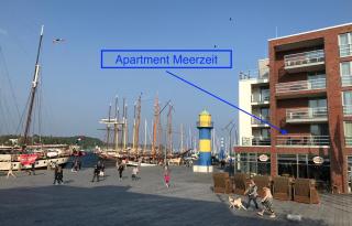 Apartment 8 "MEERZEIT" Blickrichtung Innenstadt Binnenhafen West - Eckernförde - 7