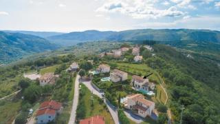 Natursteinvilla in Istrien, Panoramablick, Kamin, Piano, Privatpool - Buzet - 8
