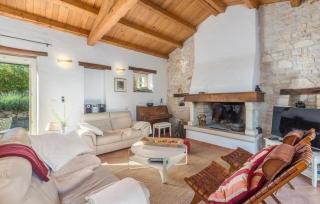 Natursteinvilla in Istrien, Panoramablick, Kamin, Piano, Privatpool - Buzet - 7