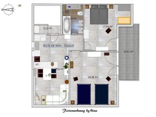 Wunderschöne klimatisierte Wohnung in Weidach - - 9
