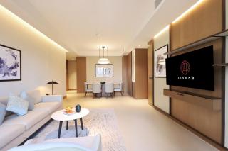 Livbnb 3BR w/ Burj Khalifa View, Heart of Downtown - Dubai - 3