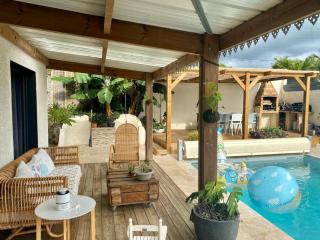 Villa Cosy Coco piscine privée à 15min du Lagon vue sur Ocean Indien - 9