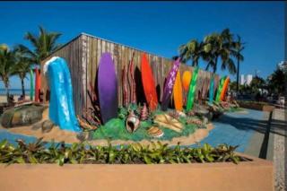Apartamento 2 dormitórios e sacada gourmet frente ao MAR - Praia Grande - 2