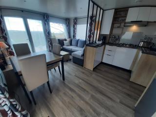 SERENITY 565 au Lac Des Rêves-camping 4 étoiles-mobil home 3ch-6pl-clim-sdb- wc séparé-au calme, belle vue sur le lac, sans vis à vis - Lattes - 5