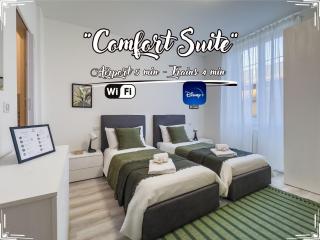 Comfort Suite - Airport 5min - AC - Smart TV - Genova - 0