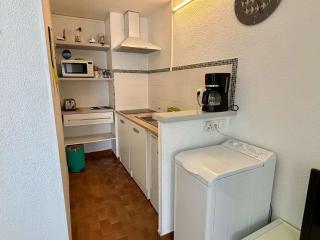 Studio cabine climatisé, accès plage à 400m, parking privé, animaux acceptés - FR-1-225-808 - Argelès-sur-Mer - 3