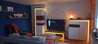 FeWo Blaue Oase, Netflix, Massagesessel, Whirlpool Badewanne - Germersheim - 8