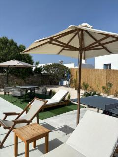 Minimal Blue Apartment with Sunset View in Paros - Parikia - 5