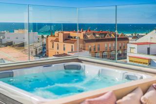 Ático Superior con Terraza Vistas Jacuzzi y Wifi - Poniente Penthouse - Tarifa - 0