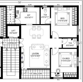 2 BHK Gachibowli AIG #202 - 5