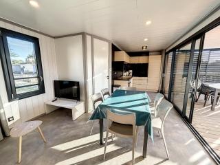 Chalet de standing 6 pers - Piscine chauffée - Proche plage - WIFI - Parking - Terrasse privée - FR-1-361-476 - 5