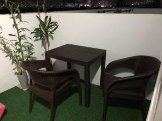 Condo with Patio at Makati SM Jazz offers Netflix - Manila - 5