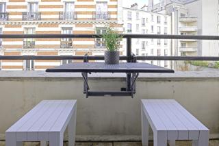 Balcony studio near Buttes Chaumont - Paris - 8