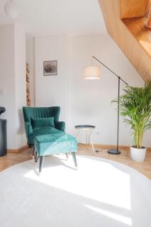 NEU Deluxe Suite Münsterblick, Maisonette, Kingsize Bett, Küche, Netflix, Aussicht, E-Kamin - 8