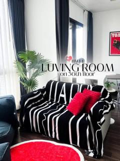 HMJ4 2BR stylish apartment on 36th floor KKC City center - Khon Kaen - 0