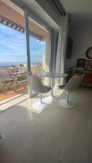 Studio Vue Mer - terrasse - parking - plage - Juan-les-Pins - 4