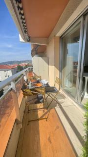 Studio Vue Mer - terrasse - parking - plage - Juan-les-Pins - 2
