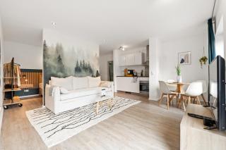 Greenhouse Living Apartment Aurinia - Wandern - Mountainbike fahren - 4 Minuten nach Winterberg - 4 Minuten zur Ruhrquelle - Natur genießen - Reisen mit Hund - Medebach - 5