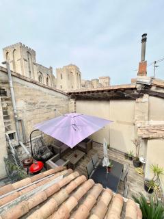 RÉNOVÉ, vue SUR Palais des Papes, terrasse et WIFI TROISIEME ETAGE - Aviñón - 3