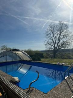 Haus mit Pool und Panoramablick - Hirschaid - 4