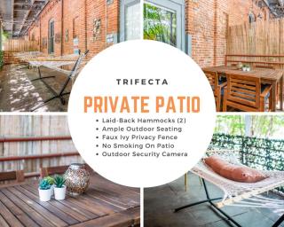 100 Year-Old Historic Brick 2BR Loft & Large Patio & Hammocks & High Ceiling - Durham - 7