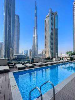 Full Burj Khalifa View - Two Balconies - Dubai - 0