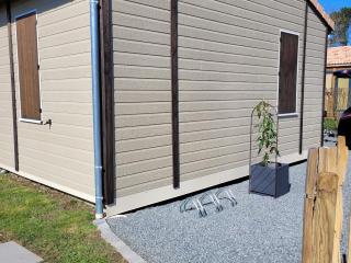 Chalet Confort 2 Chambres avec Piscine Chauffée et Climatisation en Bretagne Sud - FR-1-783-19 - Marzan - 5
