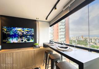 Studio Moderno com Garagem - Vista Incrível - Próx Consulado e Av Paulista - São Paulo - 1