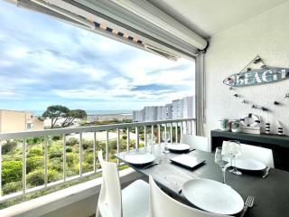 Appartement en bord de mer à Sète avec loggia, parking privé et accès direct à la plage - FR-1-338-566 - Sète - 9