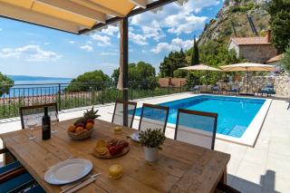 VILLA B2B with heated pool and panoramic sea views - Omiš - 9