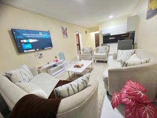 Fully furnished 2 bedroom Apartment with a Spacious balcony behind GATEWAY mall 10 Minutes to JKIA,5min to SGR with AC,washing Machine and Lift - Nairobi - 9