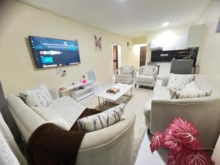 Fully furnished 2 bedroom Apartment with a Spacious balcony behind GATEWAY mall 10 Minutes to JKIA,5min to SGR with AC,washing Machine and Lift - Nairobi - 8