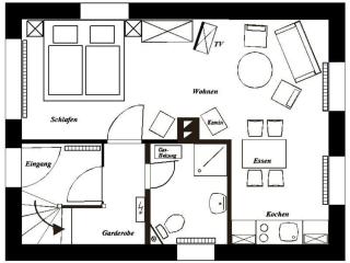 Gemütliche Einraumwohnung Im Erdgeschoss Mit Doppelbett Und Kaminofen - Benneckenstein - 8
