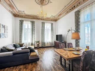 Ferienwohnung Villa Nieske - Jugendstil Denkmal, free WLAN & Parken, Self Check-In, Smart-TV - Herzberg - 8