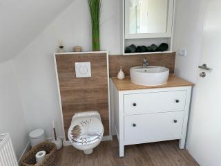 Huus an`t Koornfeld Dachgeschosswohnung mit Loggia - Osteel - 8