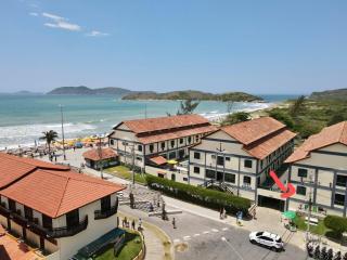 Da janela Maravilhe-se com a Vista! Apto tipo flat, Praia do Peró, Pé na Areia, Piscina, Wi Fi - Cabo Frio - 4